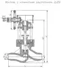straight globe valve with gland seal, DN50, PN100 